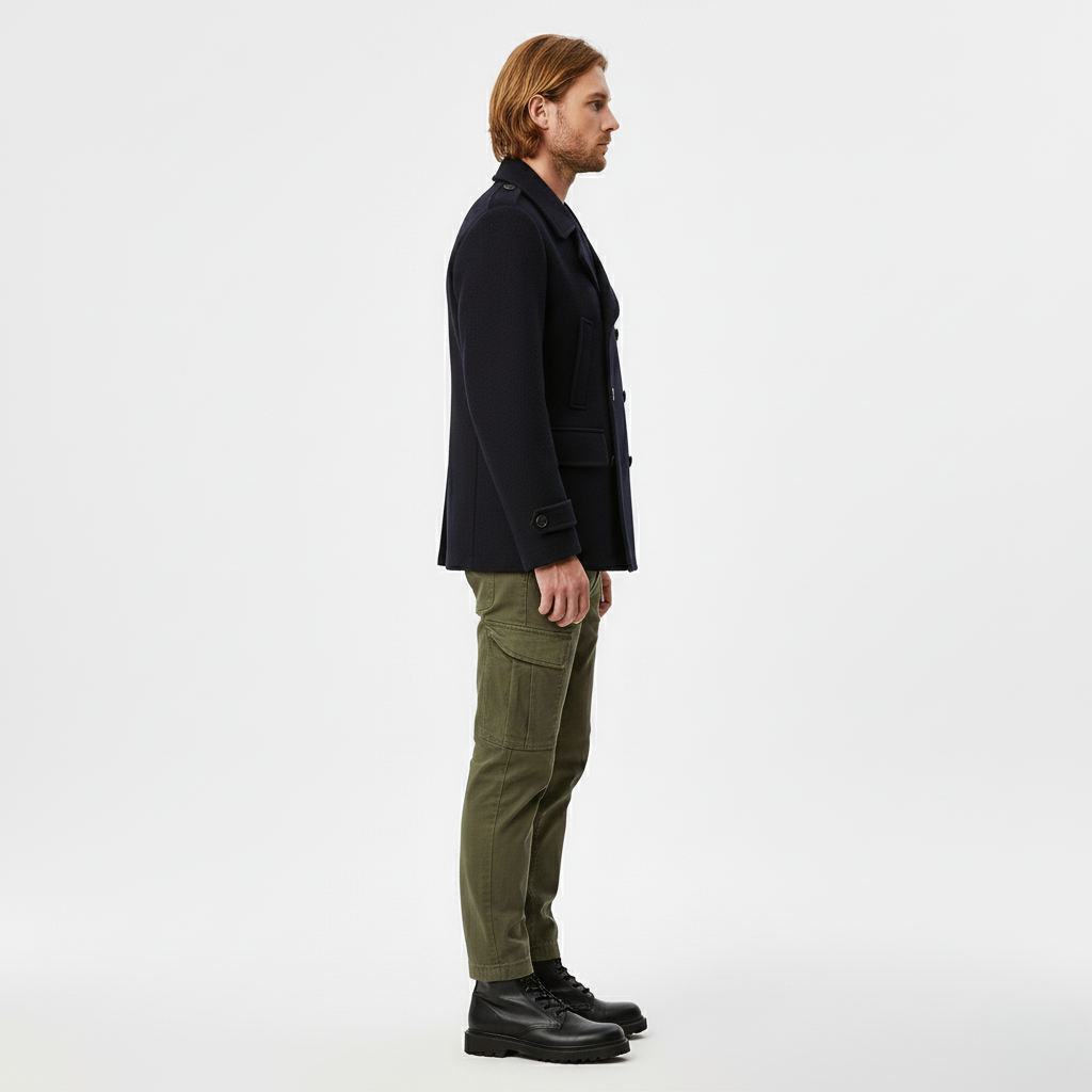 Men's Peacoat