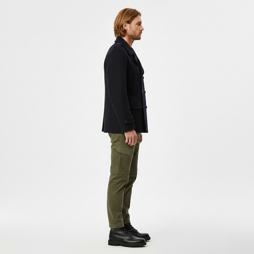 Men's Peacoat