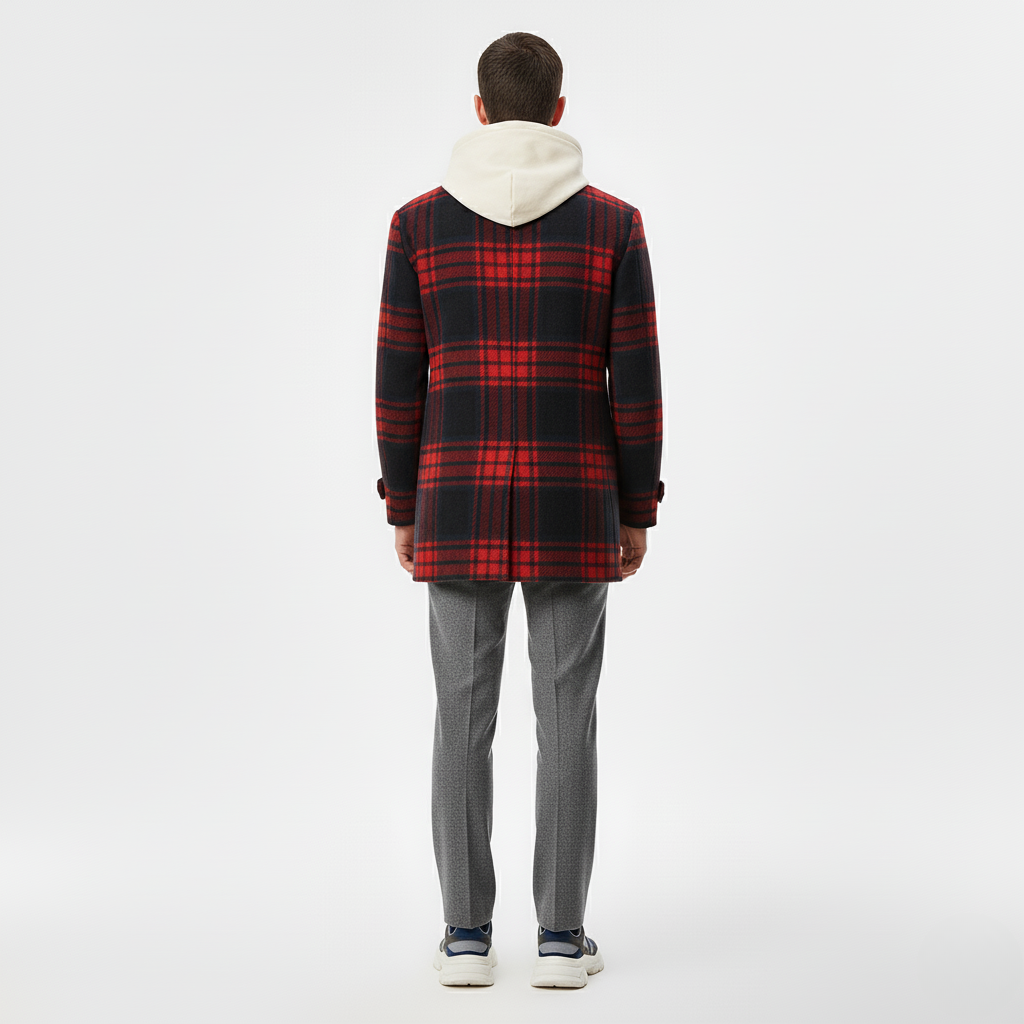 Men's Plaid Coat