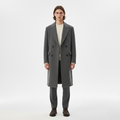 Men's Double-Breasted Overcoat