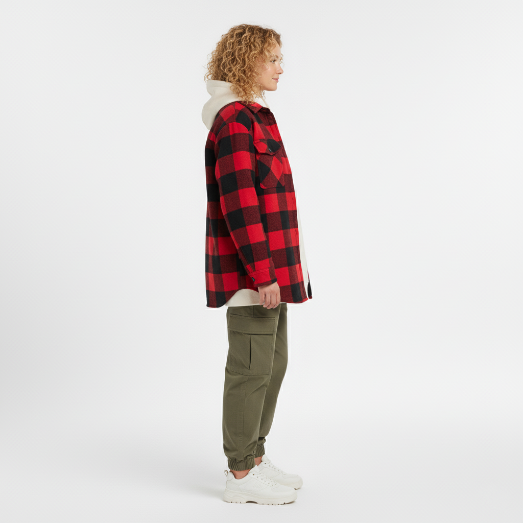 Women's Buffalo Plaid Overshirt