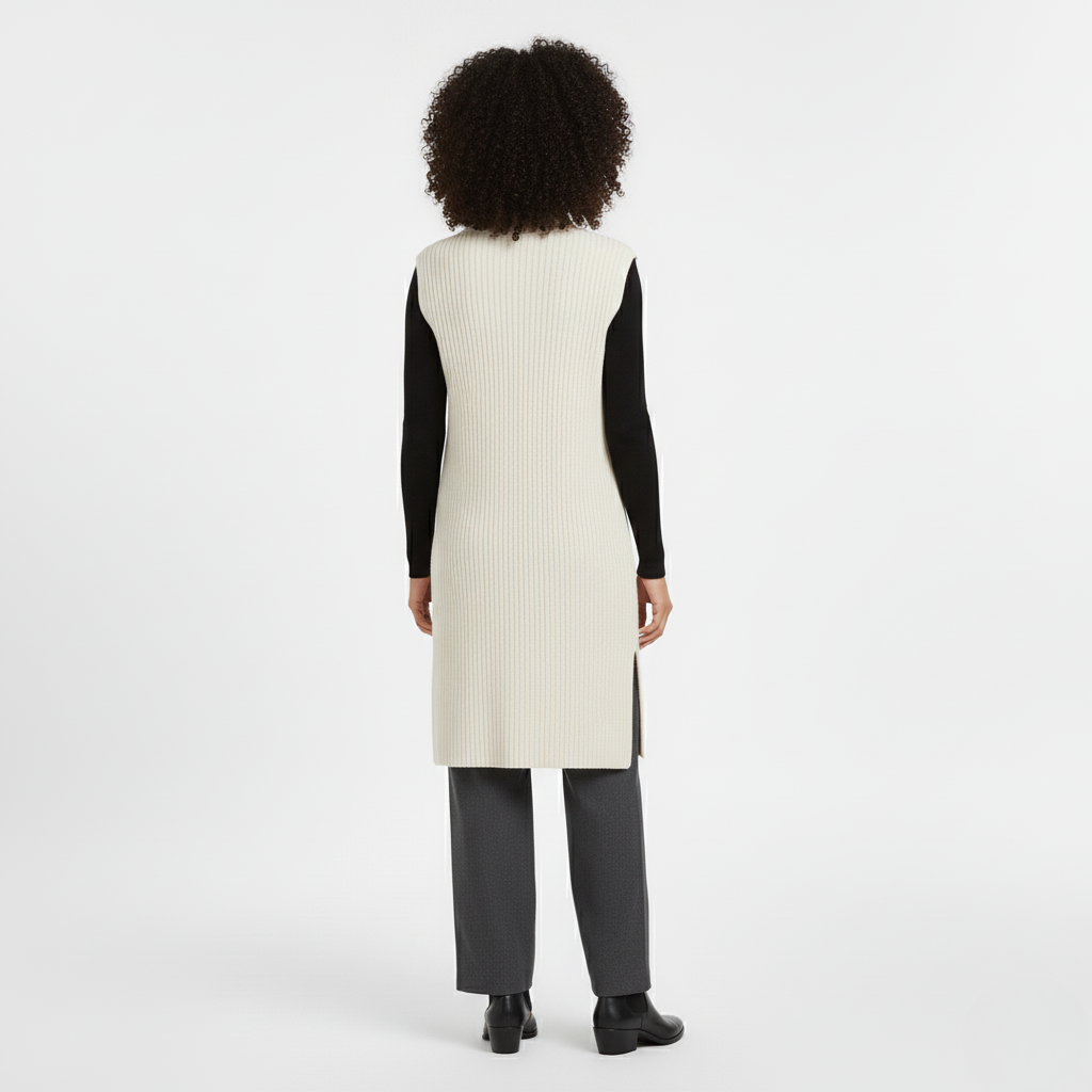 Women's Long Knit Vest
